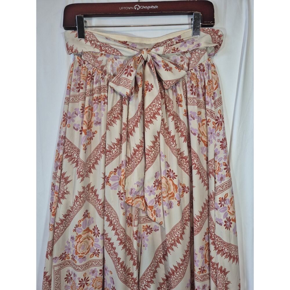 Free People Serendipity Jumpsuit Cream Tea Rose Strapless Small - Picture 9 of 13